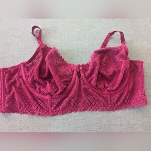 Torrid Sz3 Lace Bralette in Rich Pink Nwt